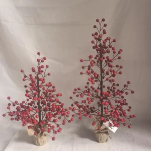 Red Berry Christmas Trees