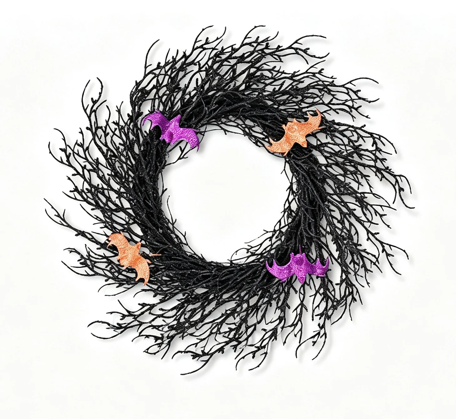 Halloween Bat Wreath