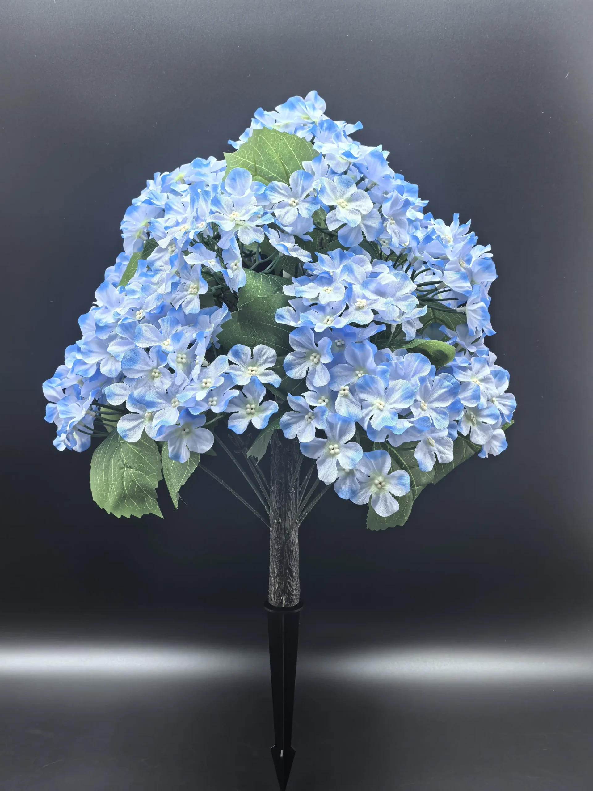 Artificial Blue Hydrangea Bush